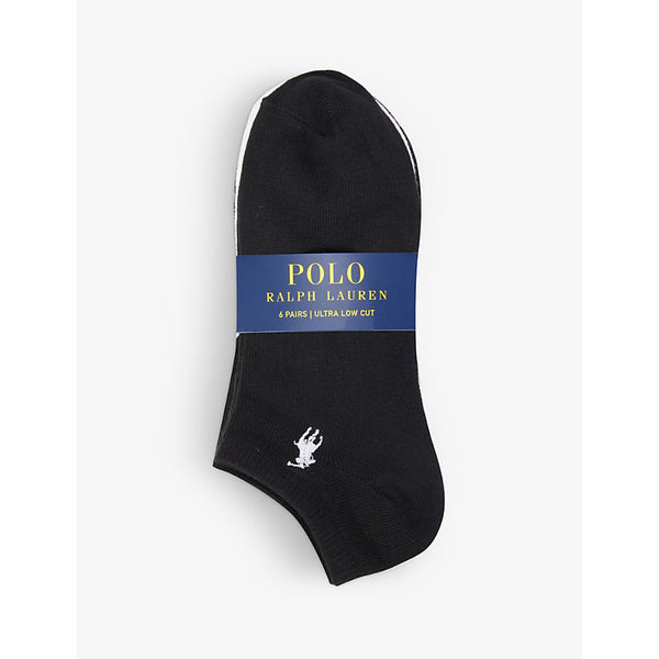 Polo Ralph Lauren Logo-embroidered stretch-jersey socks pack of six