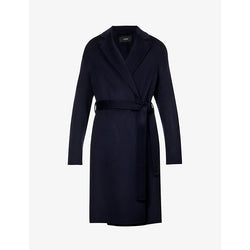  Joseph Cenda wool and cashmere-blend belted coat