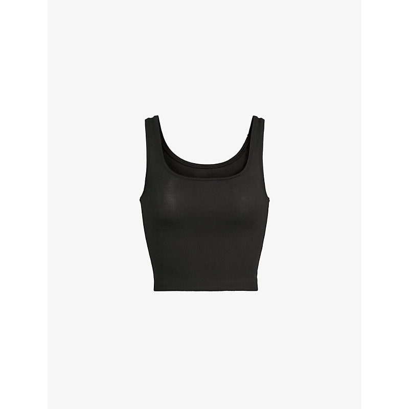  Skims Ribbed stretch-cotton tank top