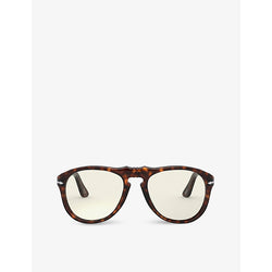  Persol PO0649 54 acetate pilot-frame sunglasses