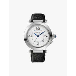 Cartier CRWSPA0014 Pasha stainless steel and leather watch