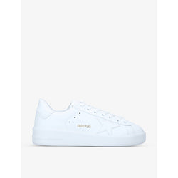  Golden Goose Women's Pure Star star-embroidered leather trainers