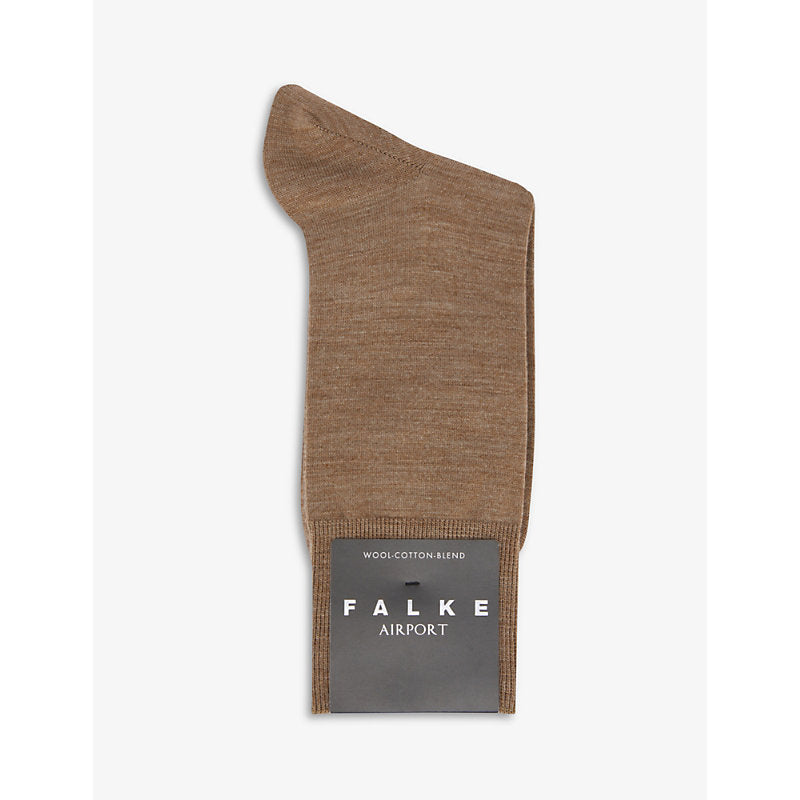 Mens Falke Airport wool-blend socks