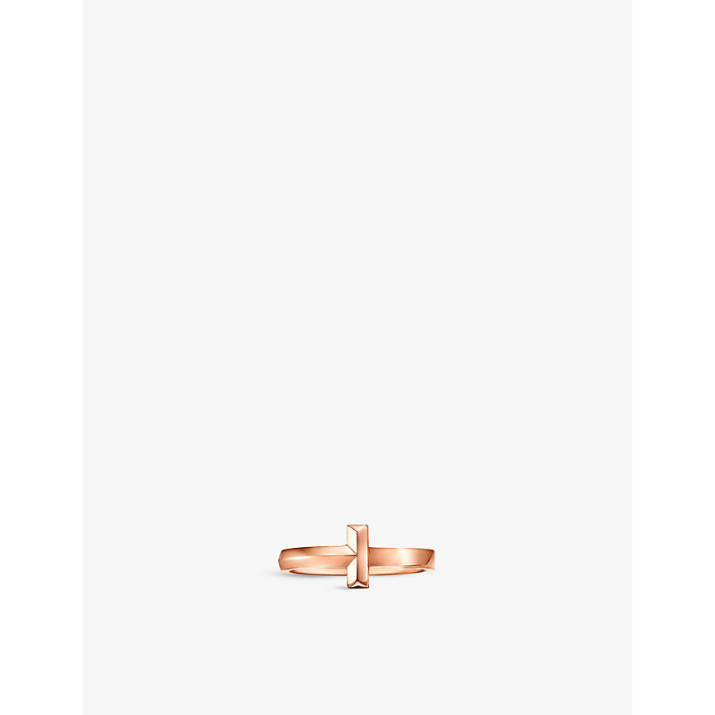 Tiffany & Co Tiffany T T1 Narrow 18ct rose-gold ring