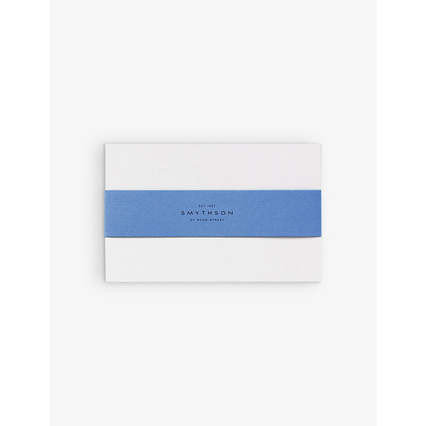 Smythson Watermarked white wove correspondence cards box of 50