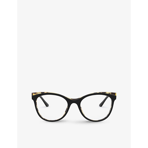  Prada PR 05WV round-frame acetate optical glasses