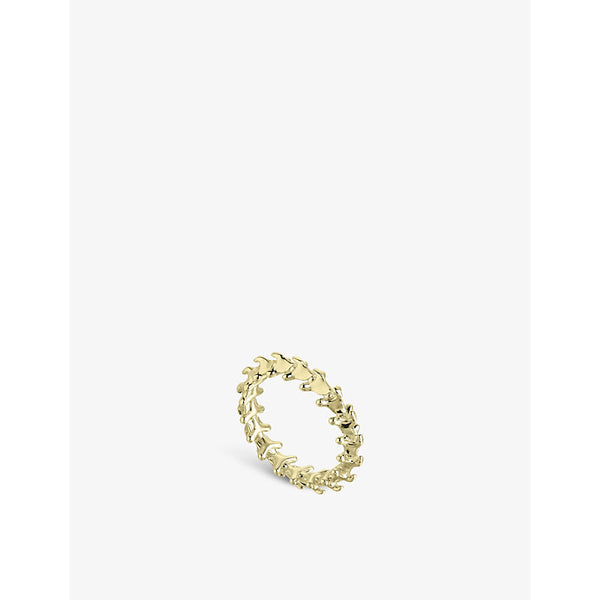 Shaun Leane Serpent Trace yellow gold vermeil band ring