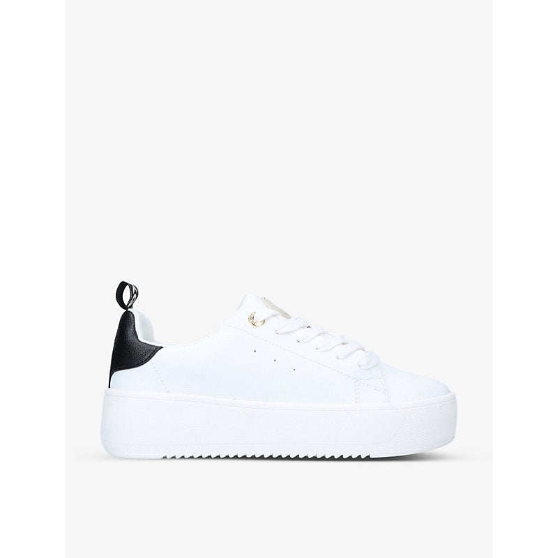 Kg Kurt Geiger Lighter platform faux-leather trainers