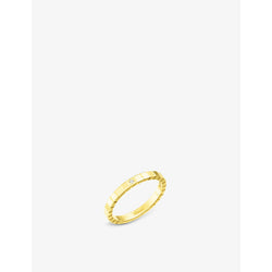 Chopard Ice Cube 18ct yellow-gold and diamond ring