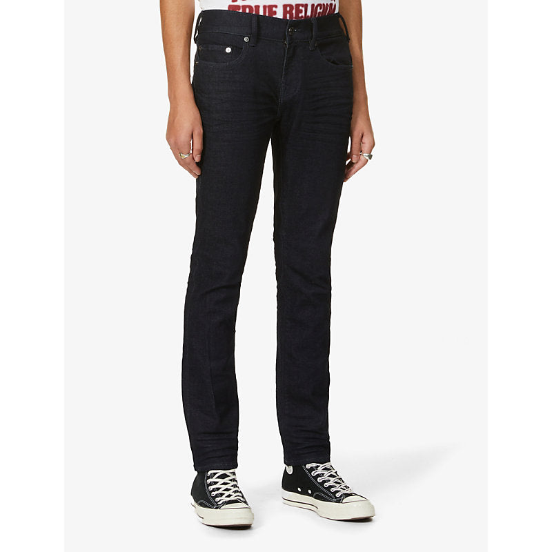  True Religion Rocco No Flap mid-rise slim-fit jeans