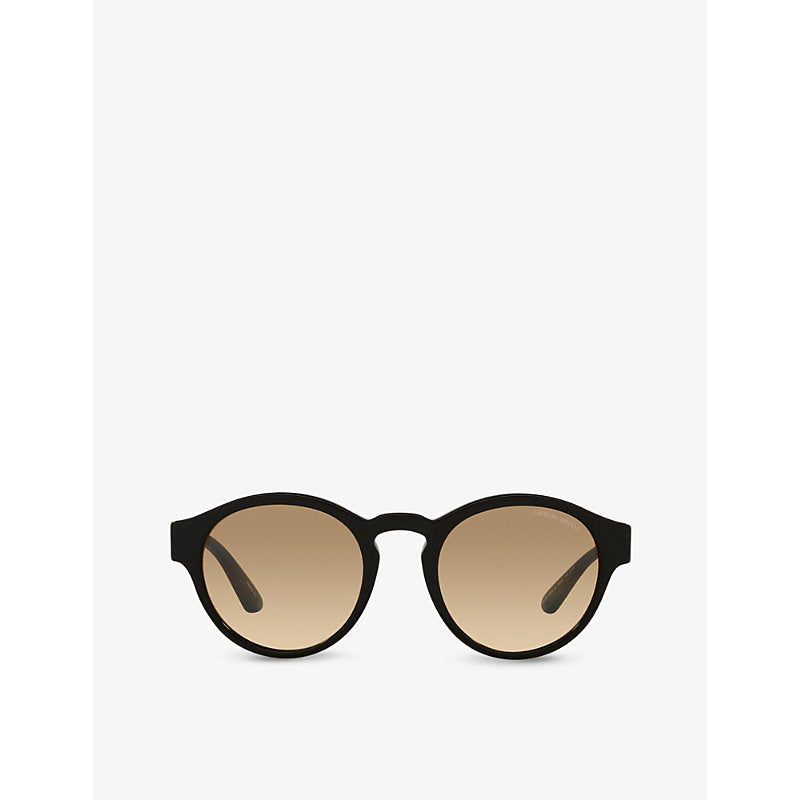 Giorgio Armani AR8146 panthos-frame bio-acetate and crystal sunglasses