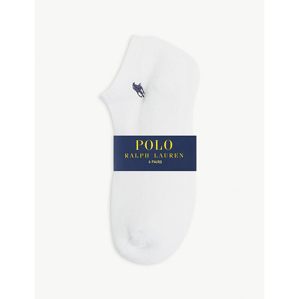 Polo Ralph Lauren Logo-embroidered stretch-woven socks pack of 6