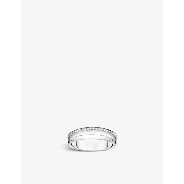  Thomas Sabo Open sterling-silver and zirconia ring