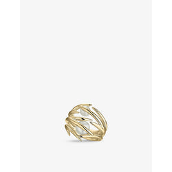 Shaun Leane Cherry Blossom yellow gold-plated vermeil and pearl ring