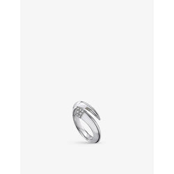 Shaun Leane Tusk sterling silver and diamond ring