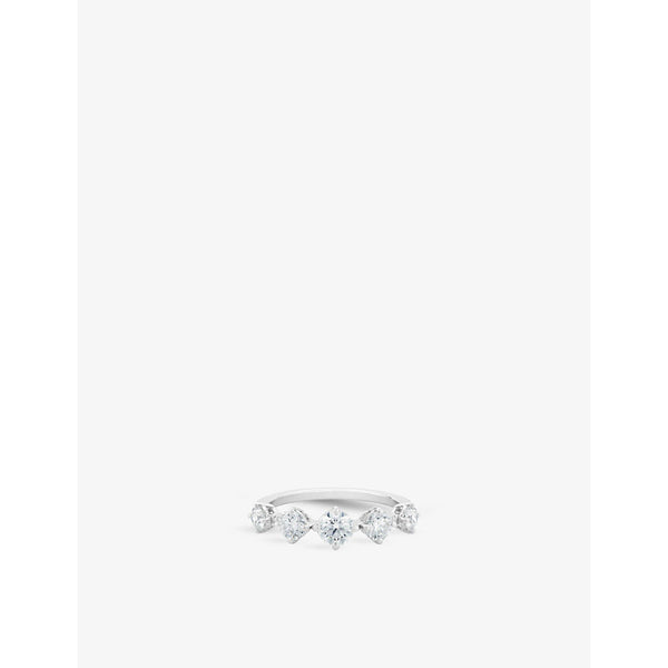 De Beers Jewellers Arpeggia One-Row 18ct white-gold and 1.07ct diamond ring