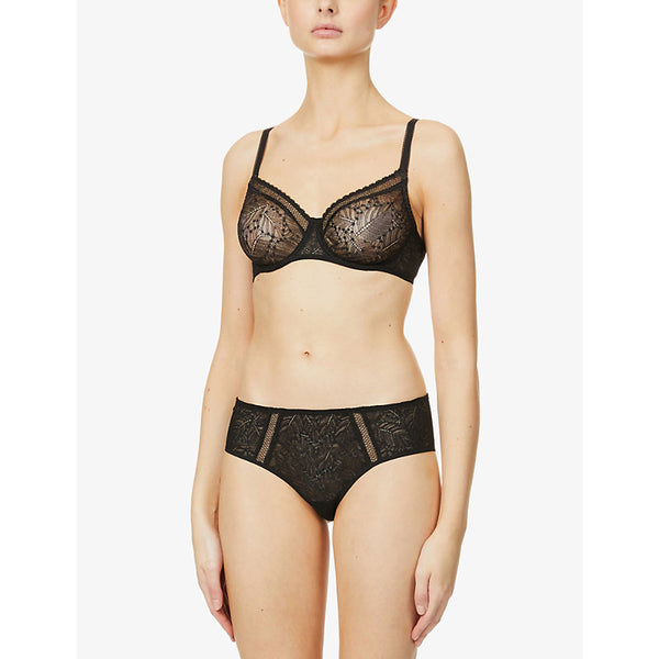  Simone Perele Comete underwire stretch-lace and mesh bra