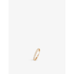 Chaumet Bee My Love 18ct rose-gold and 0.43ct diamond ring