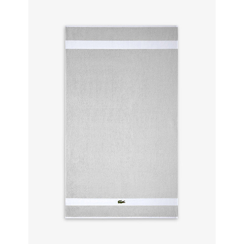 Lacoste Casual organic cotton bath sheet 90cm x 150cm