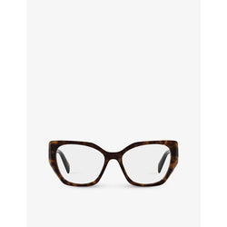  Prada PR 18WV square-framed acetate glasses