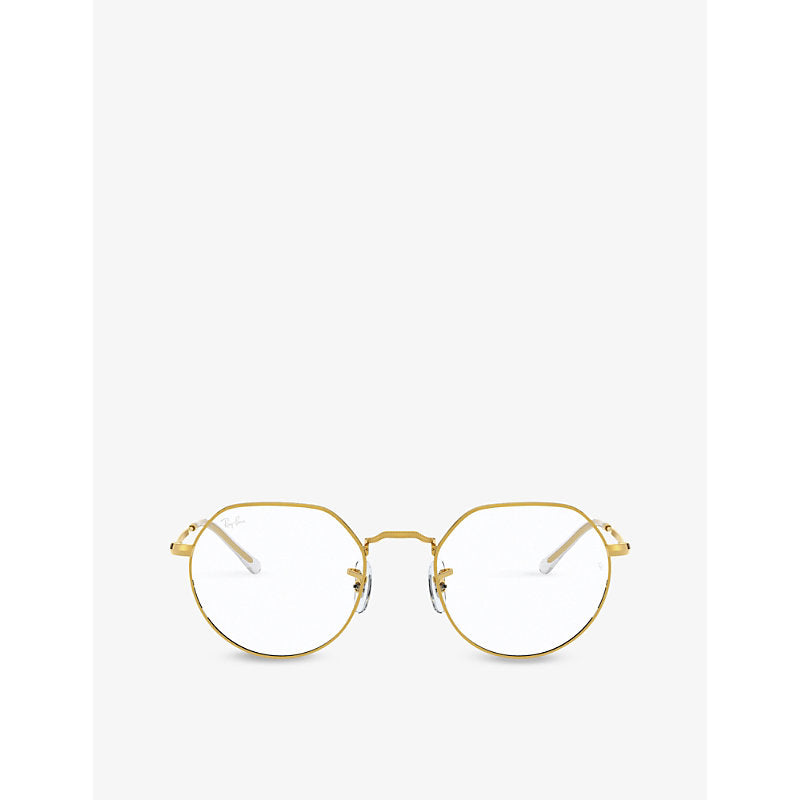  Ray-Ban RX6465 Jack circular-frame metal optical glasses