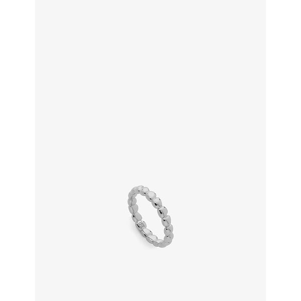 Monica Vinader Nura Teardrop recycled sterling-silver eternity ring