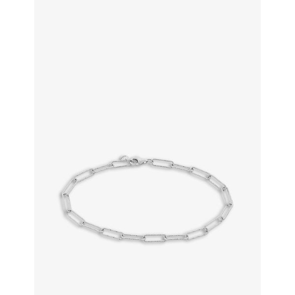 Monica Vinader Alta textured recycled sterling silver bracelet