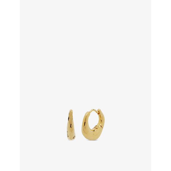 Monica Vinader Deia 18ct gold-plated vermeil silver earrings