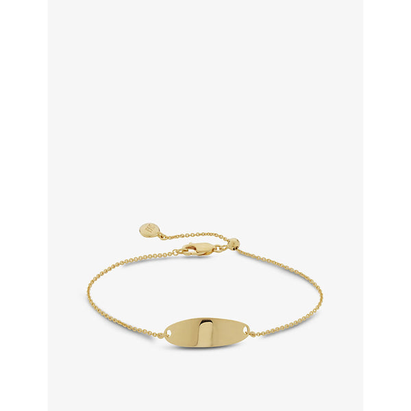 Monica Vinader Nura 18ct yellow gold-plated vermeil sterling-silver bracelet