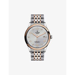 Tudor M91551-0002 1926 18ct rose-gold, brilliant-cut diamond and stainless-steel automatic watch