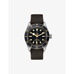 Tudor M79030N-0002 Black Bay Fifty-Eight stainless steel and leather automatic watch