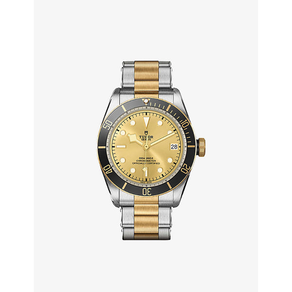 Tudor M79733N-0004 Black Bay S&G 18ct yellow-gold and stainless-steel automatic watch