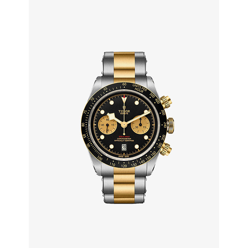 Tudor M7936N-0001 Black Bay 41 Chrono S&G 18ct yellow-gold and stainless steel automatic watch