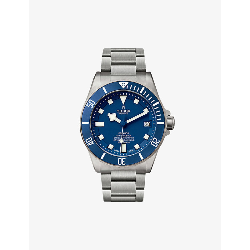 Tudor M79250BA-0002 Pelagos titanium and stainless steel automatic watch