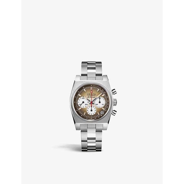 Zenith 03.A384.400/385.M385 Chronomaster Revival A385 El Primero stainless-steel automatic watch