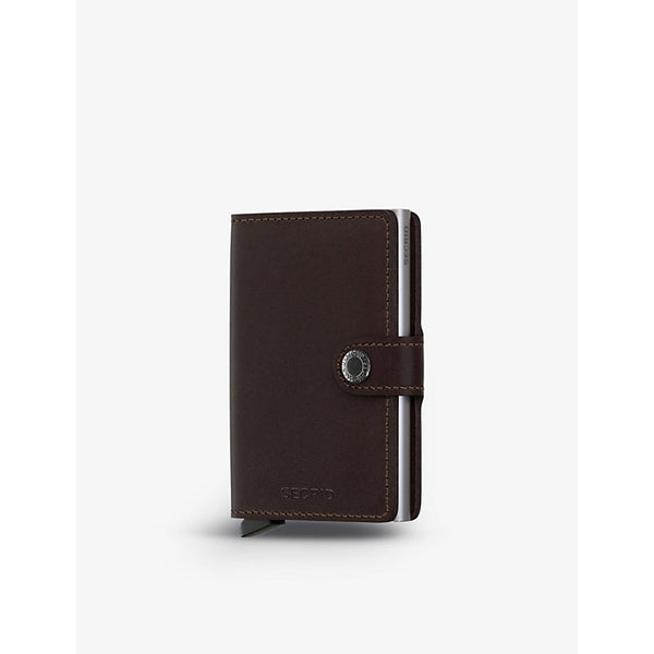  Secrid Orginal Miniwallet logo-embossed leather wallet