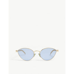  Gucci GG0977S metal cat-eye sunglasses