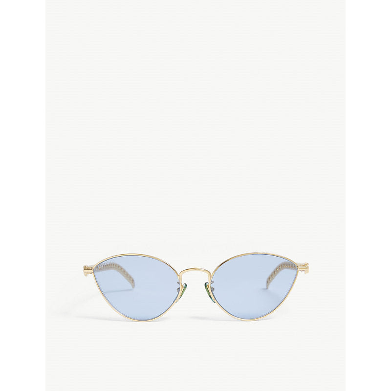  Gucci GG0977S metal cat-eye sunglasses