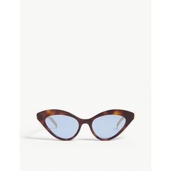  Gucci GG0978S metal and acetate cat-eye sunglasses