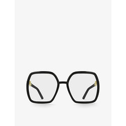  Gucci GG0890O rectangular-frame acetate glasses