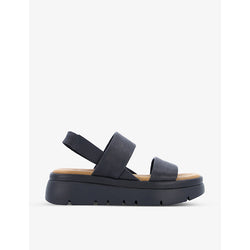  Dune Location padded leather flatform sandals