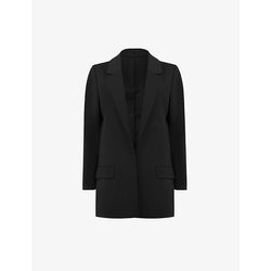  Allsaints Aleida open-front cotton-blend blazer