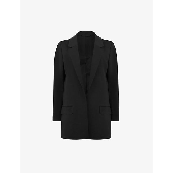  Allsaints Aleida open-front cotton-blend blazer