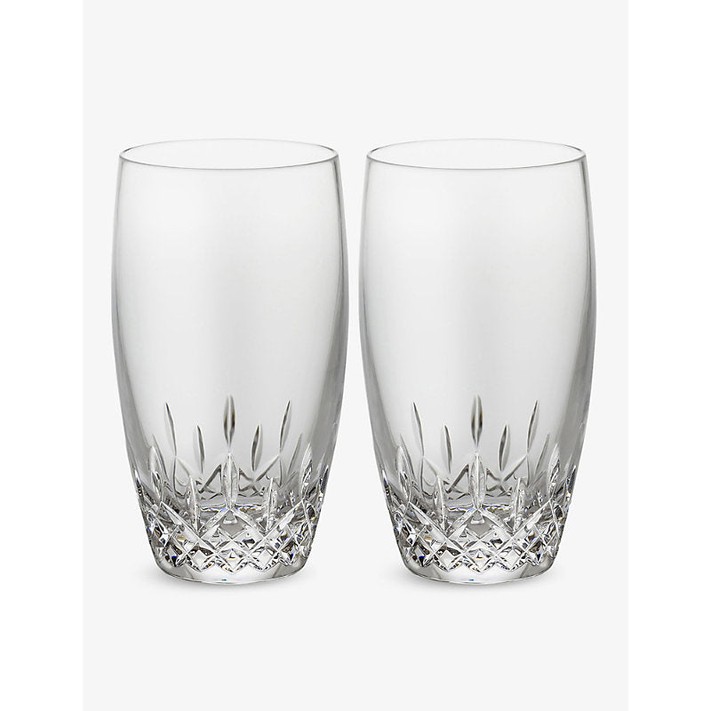 Waterford Lismore Essence crystal highball glasses set of two