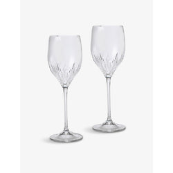 Wedgwood Vera Wang Duchesse crystal wine glasses set of two