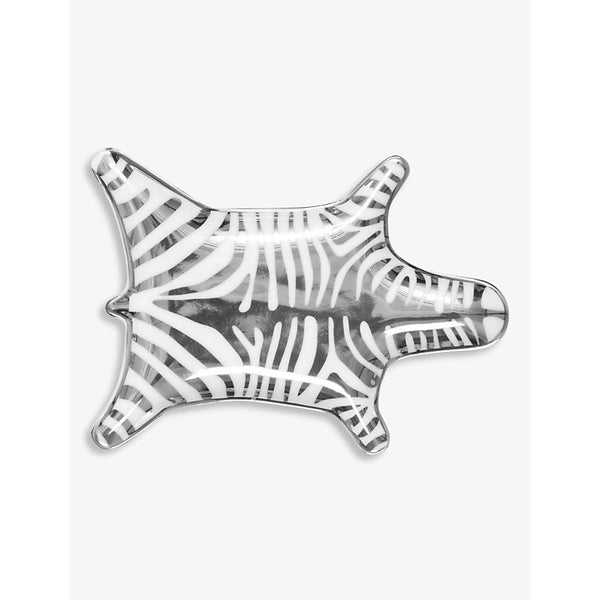 Jonathan Adler Zebra porcelain stacking dish 15.24cm