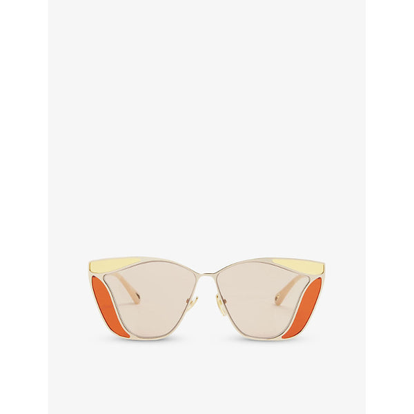 Chloe CH0049S Gemma metal and acetate square-frame sunglasses