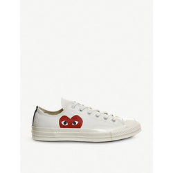 Comme Des Garcons Comme des Garçons PLAY x Converse 70s canvas low-top trainers