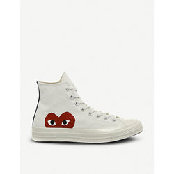 Comme Des Garcons Comme des Garçons PLAY x Converse 70s canvas high-top trainers | Comme Des Garcons