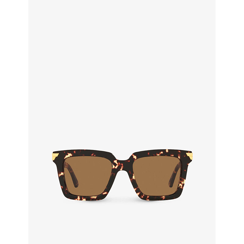  Bottega Veneta BV1005S square-frame acetate sunglasses